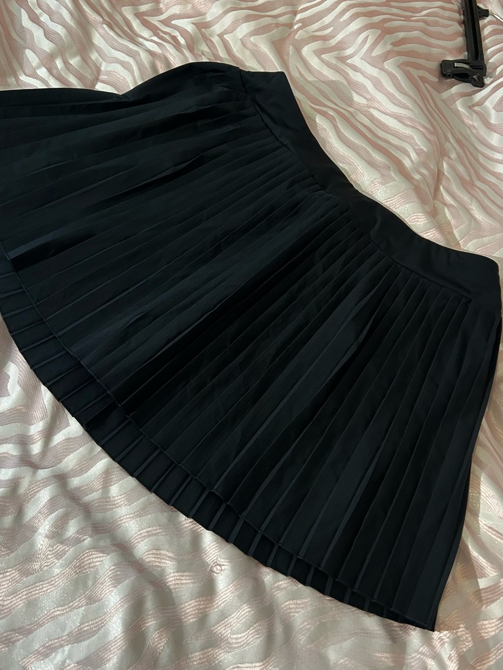 Mondetta Black Pleated Skater Skirt